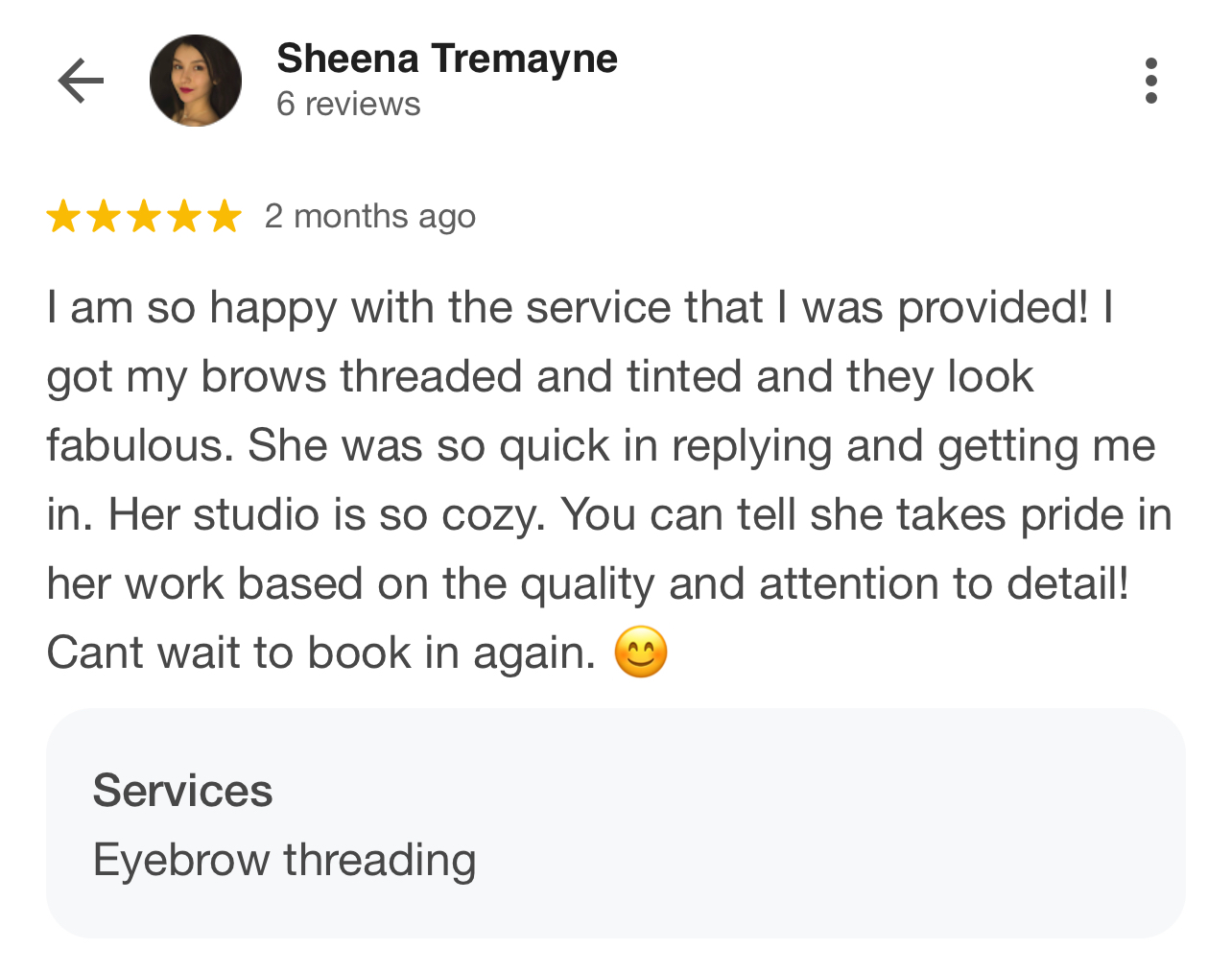 Client review screenshot 1